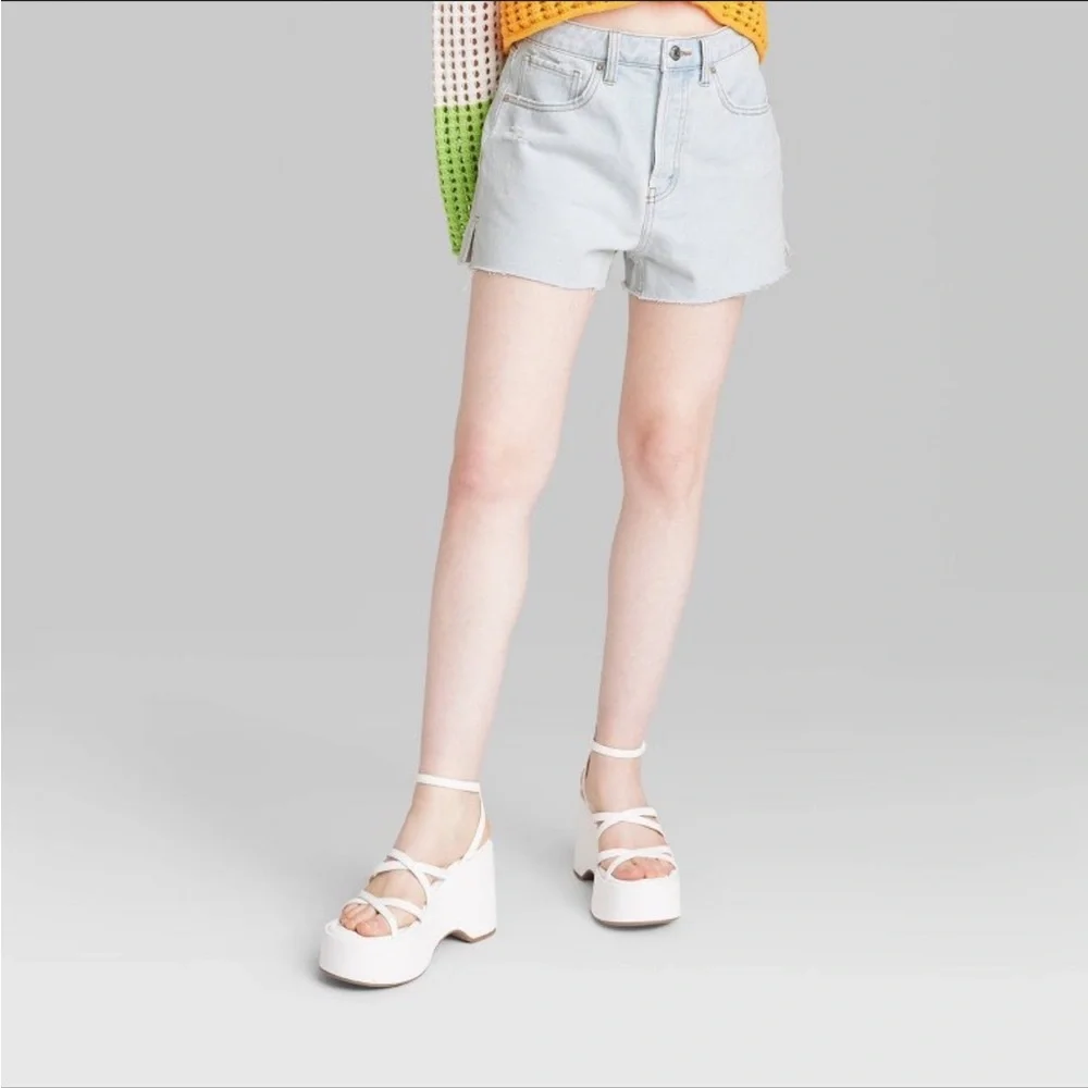 NWT WILF FABLE high rise shorts - Picture 2 of 9